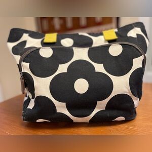 Orla Kiely for Target • Floral Zip Shoulder Bag • Black/White